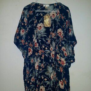 Band of Gypsies Floral Cover-Up – Size XL – Brand New with Tags